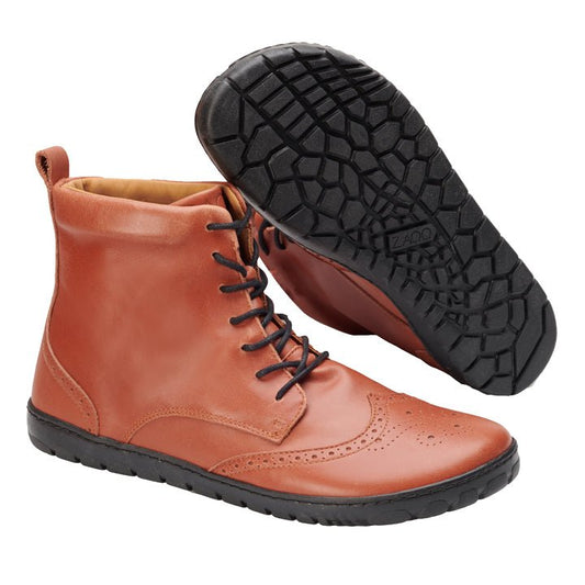 QUINTIC Brogue Cognac - ZAQQ Barfußschuhe