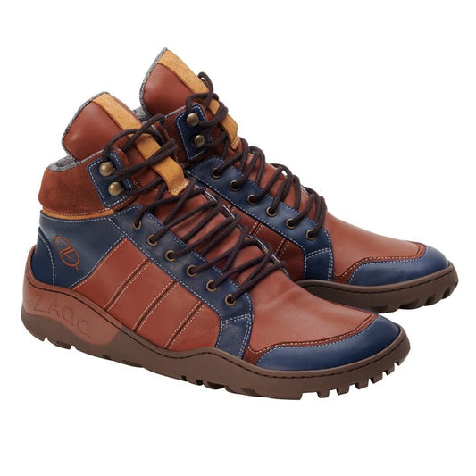 Q2 Cognac Waterproof - ZAQQ Barfußschuhe