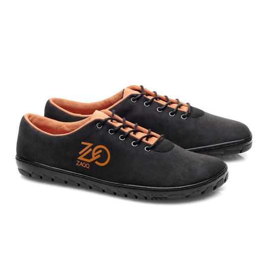 QARO Black Orange - ZAQQ Barfußschuhe