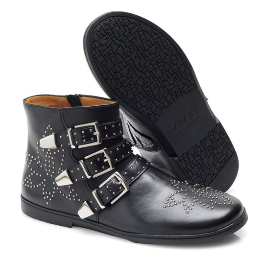 QLANCE Black Silver - ZAQQ Barfußschuhe