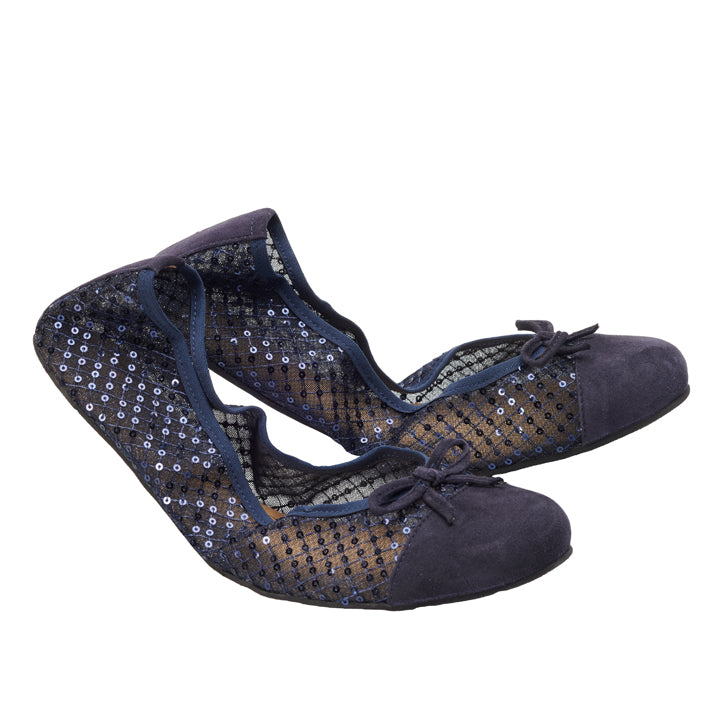 TWIST SHEER Blue - ZAQQ Barfußschuhe